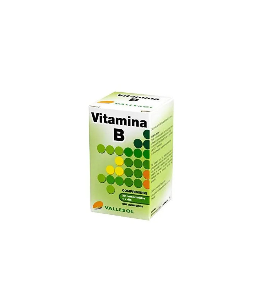 Complément Vallesol Vitamine B 30 comp - Booster d'énergie