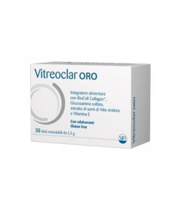 Bâtonnets Orosolubles Vitreoclar Oro: 30 Unidades