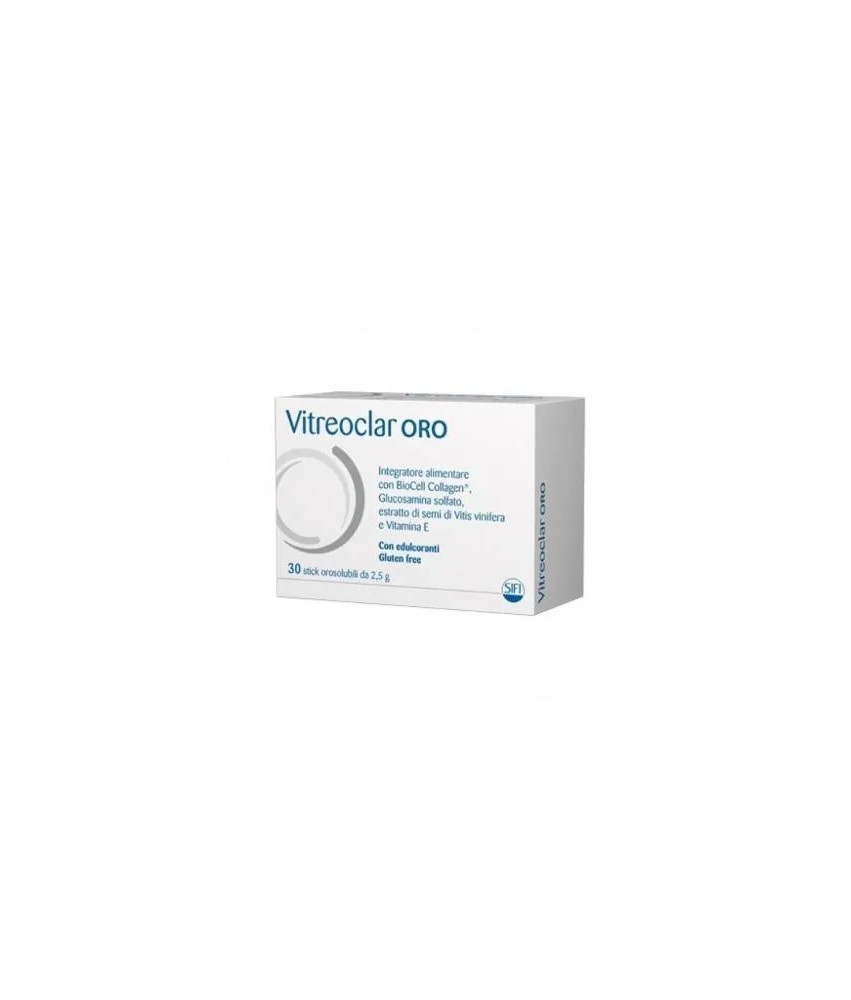 Bâtonnets Orosolubles Vitreoclar Oro: 30 Unidades