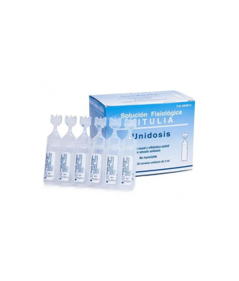 Solution saline Vitulia 30x 5ml: hydratez-vous naturellement