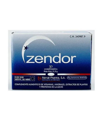 Comprimés Naval Pharma Narval Pharma Zendor 30 - Formule Puissante