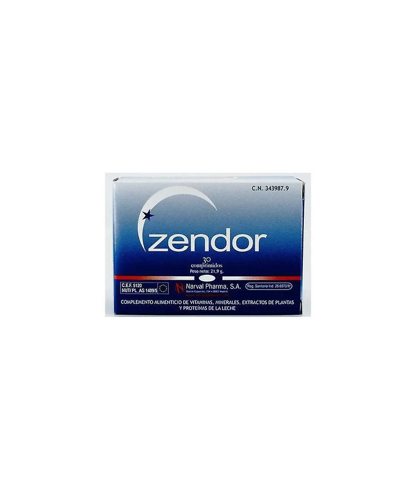 Comprimés Naval Pharma Narval Pharma Zendor 30 - Formule Puissante