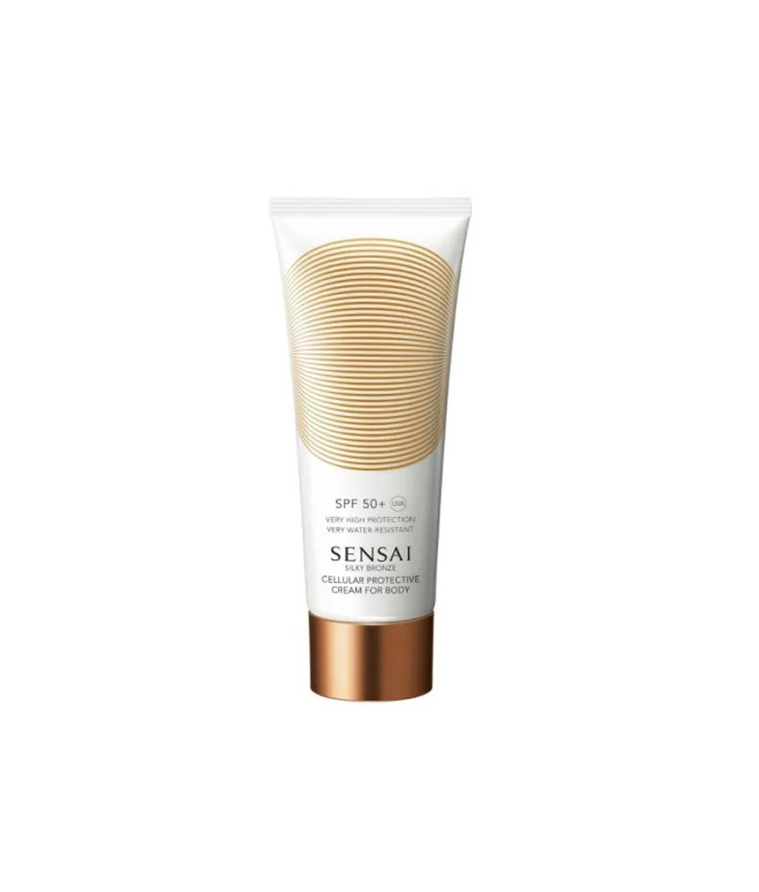 Crème de protection pour le corps SPF50 150ml Sensai Silky Bronze