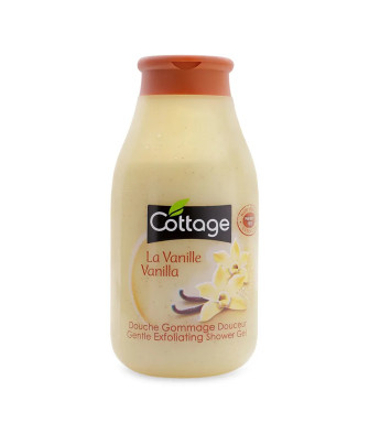 Découvrez le gel douche exfoliant à la vanille de Cottage pour une peau douce et parfumée. Essayez-le maintenant !