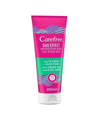 Nettoyant intime Carefree Duo Effet Thé Vert & Aloe Vera 200ml
