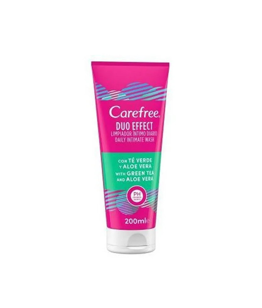 Nettoyant intime Carefree Duo Effet Thé Vert & Aloe Vera 200ml