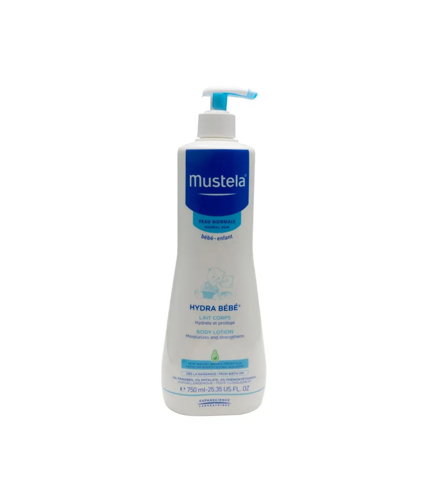 Mustela Hydra Bébé Lait Corps 750ml - Hydratation efficace