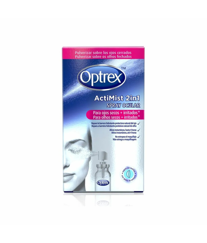 Optrex ActiMist 2en1 Spray Yeux Secs/Fatigués 10ml