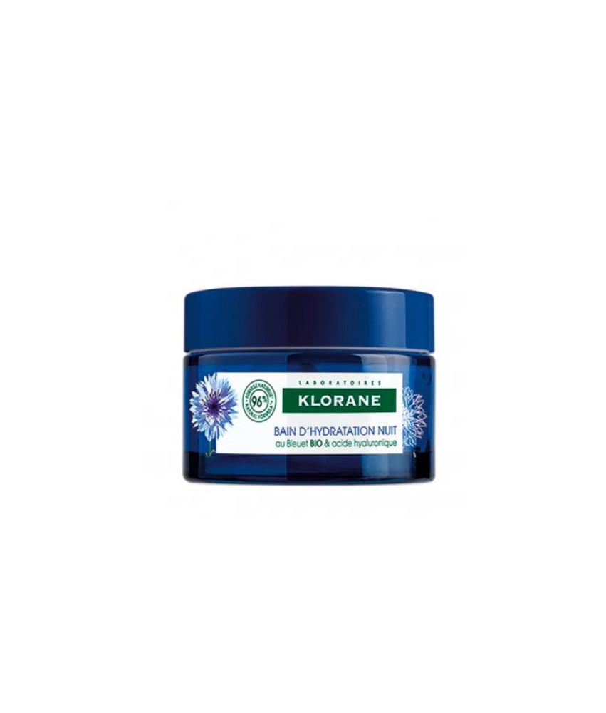 Nourrissant pour la nuit: Baignoire hydratante Klorane Organic Cornflower 50ml
