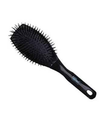 Brosse à picots en plastique Eurostil: Finition noire parfaite