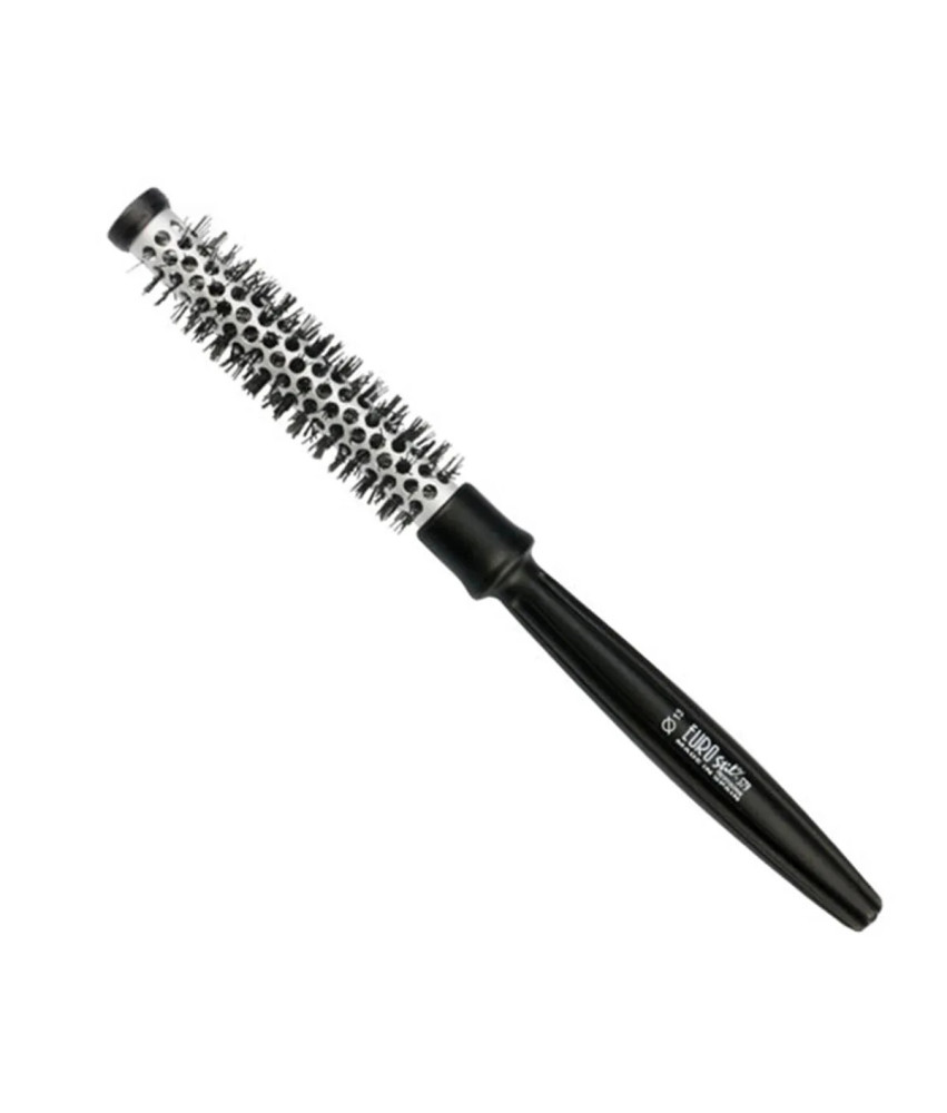 Brosse chauffante professionnelle Eurostil 30mm - Cheveux lisses et brillants