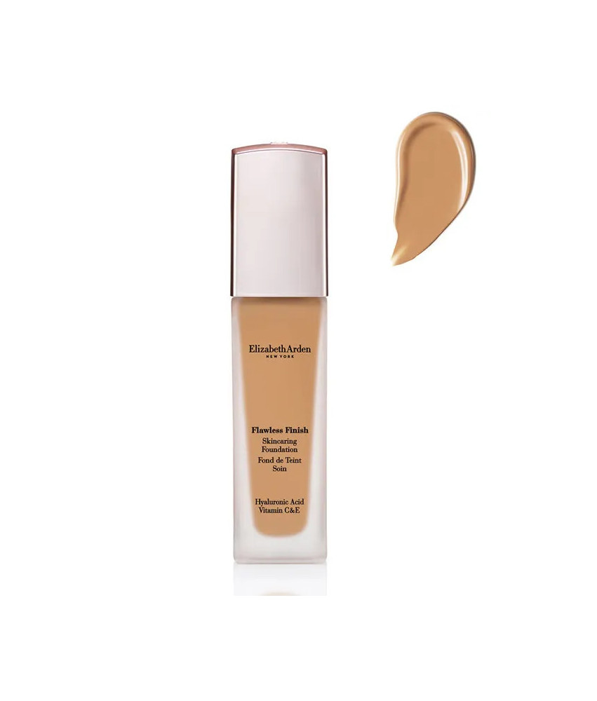 Maquillage parfait avec la base Flawless Finish Skincaring d'Elizabeth Arden 440W 30ml