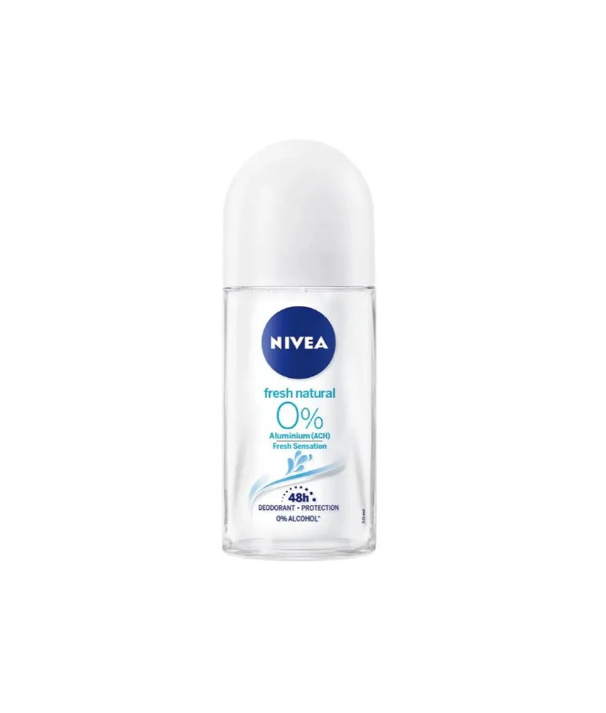 Déodorant Roll-On Nivea Fresh Natural 0% 50ml