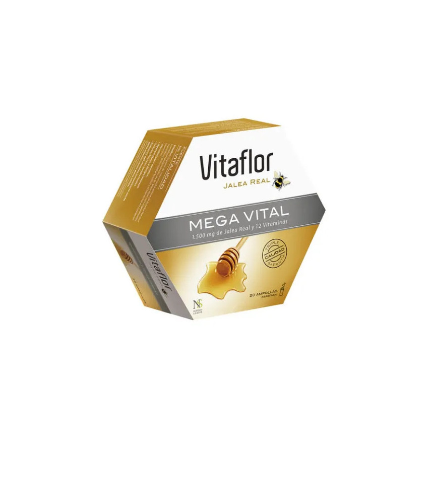 Renforcez votre santé avec Vitaflor Mega Vitale 20 Fioles