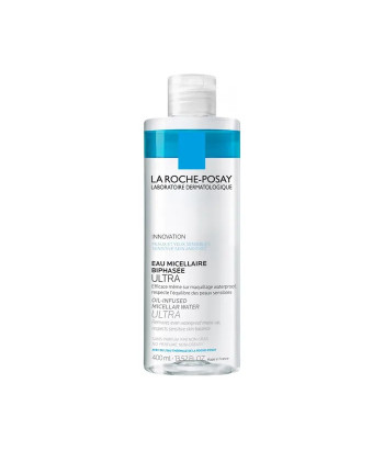 Nettoyez en douceur avec La Roche Posay Eau Micellaire Biphasée Ultra 400ml