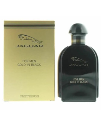 Parfum Jaguar For Men Gold In Black 100ml - Élégance en noir et or