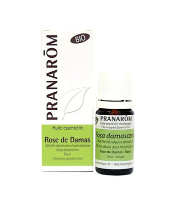 Huile Essentielle De Rose De Damas Bio 2 ml Pranarom - Un parfum envoûtant