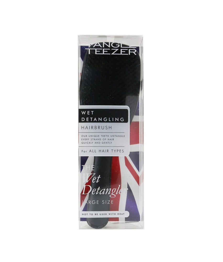 Démêlez en douceur avec Tangle Teezer Large Wet Detangler Black