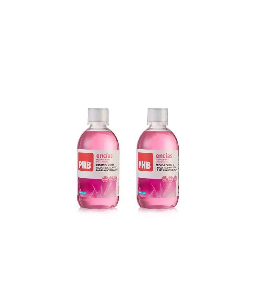 Achat malin : PHB Gum Mouthwash 2X500ml 2ème à -50%