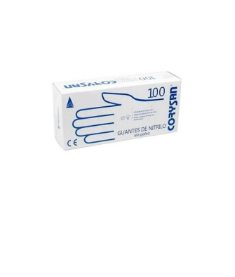 Gants en nitrile sans poudre Corysan taille S