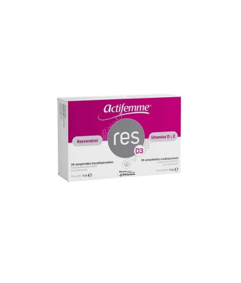 Booster d'énergie Actifemme avec Resveratrol RESD3 | Vitamine D