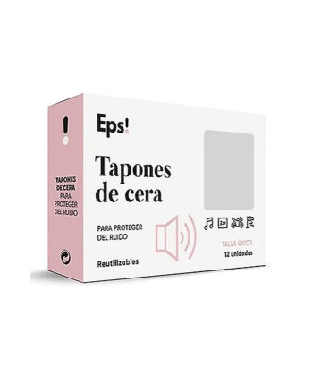 Bouchons d'oreille en cire Eps 12pcs