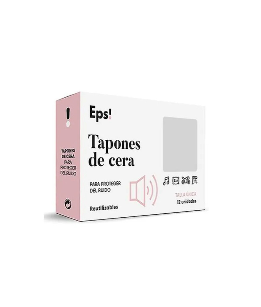 Bouchons d'oreille en cire Eps 12pcs