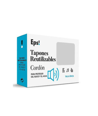 Bouchons d'oreilles réutilisables Eps avec cordon 2pcs
