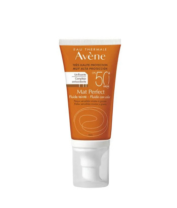 Protégez votre peau avec Avéne Mat Perfect Fluid 50+ !