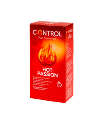 Préservatifs Control Hot Passion 10U Effet Chauffant