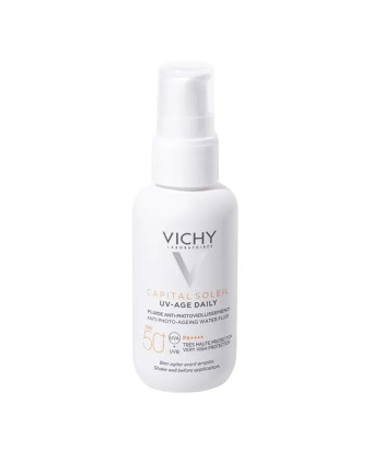 Protection solaire quotidienne Vichy SPF50+ 40ml - Anti-âge et antioxydant