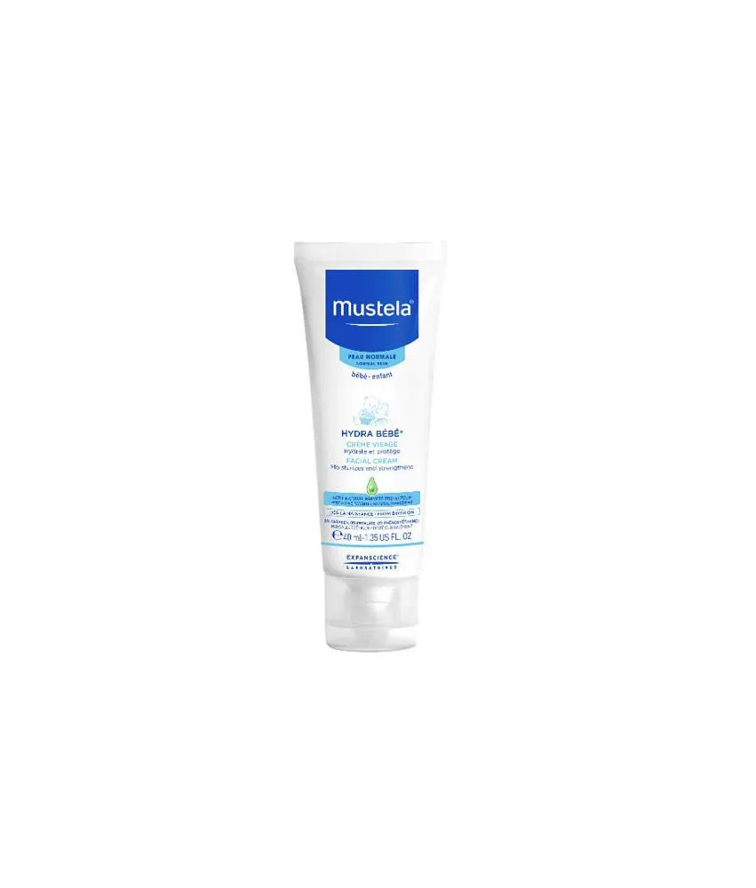 Crème visage Mustela Hydra Bébé 40ml - Hydratation efficace