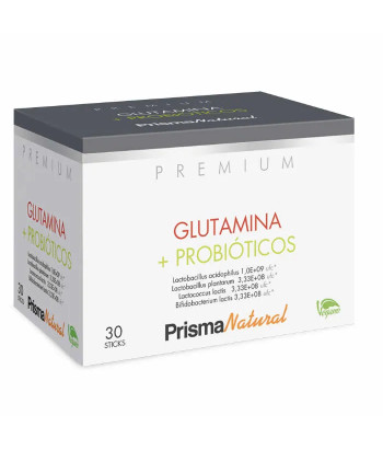 Prisma Natural: Glutamine + Probiotiques pour la santé intestinale