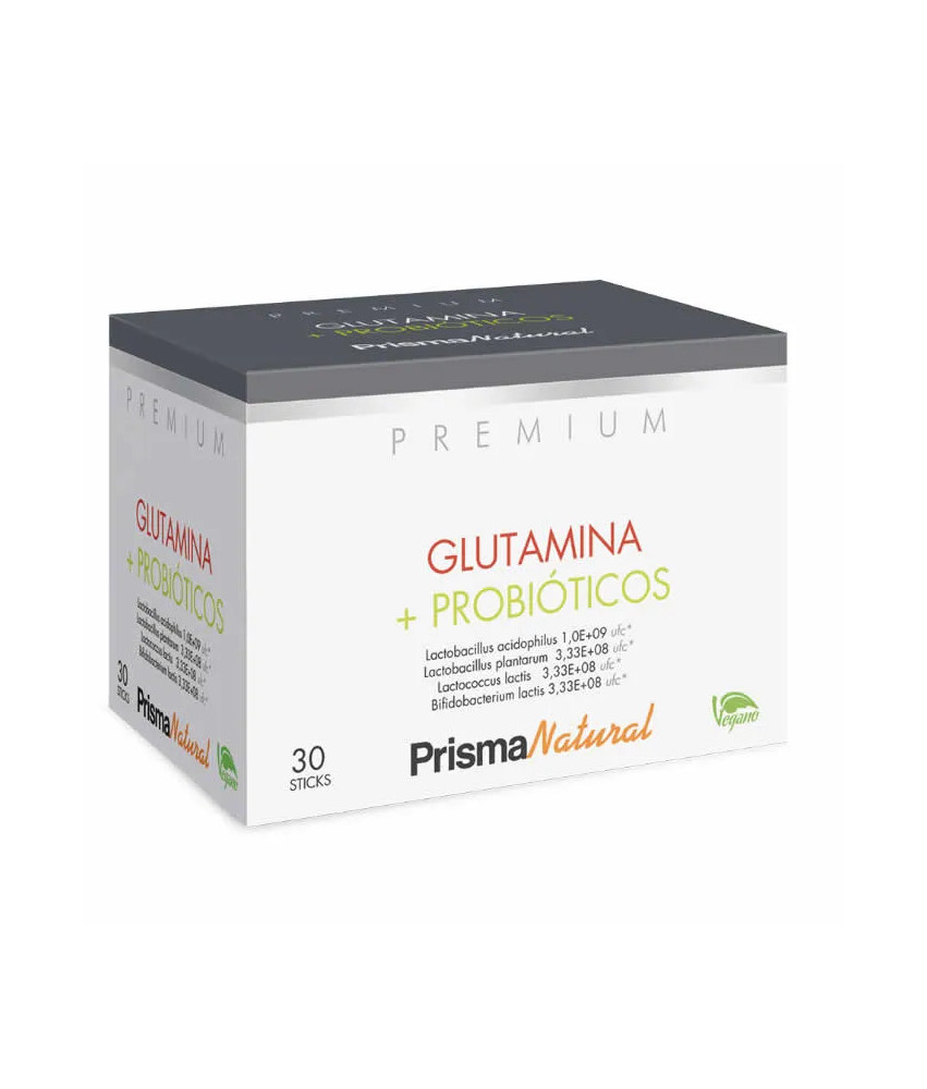 Prisma Natural: Glutamine + Probiotiques pour la santé intestinale