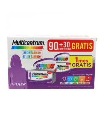Pack Multicentrum Women 90 + 30 comprimés - Set 2 Pièces