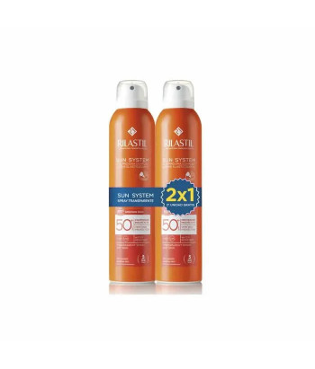 Protection solaire transparente pour corps: Rilastil Sun System Spray Wet Skin Spf50
