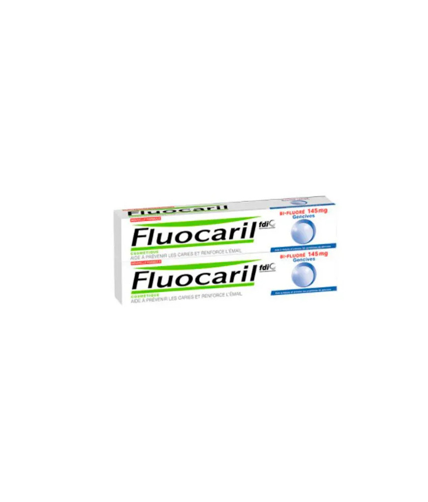 Dentifrice Fluocaril Gomme Bifluoré 145mg Pack 2 x 75ml