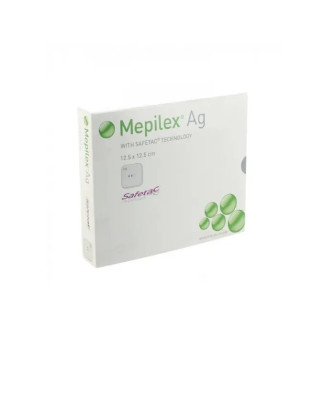 Pansement Mepilex Ag 12,50 X 12,50 cm 5 uds