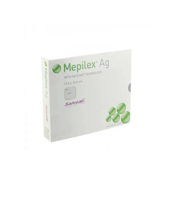 Pansement Mepilex Ag 12,50 X 12,50 cm 5 uds