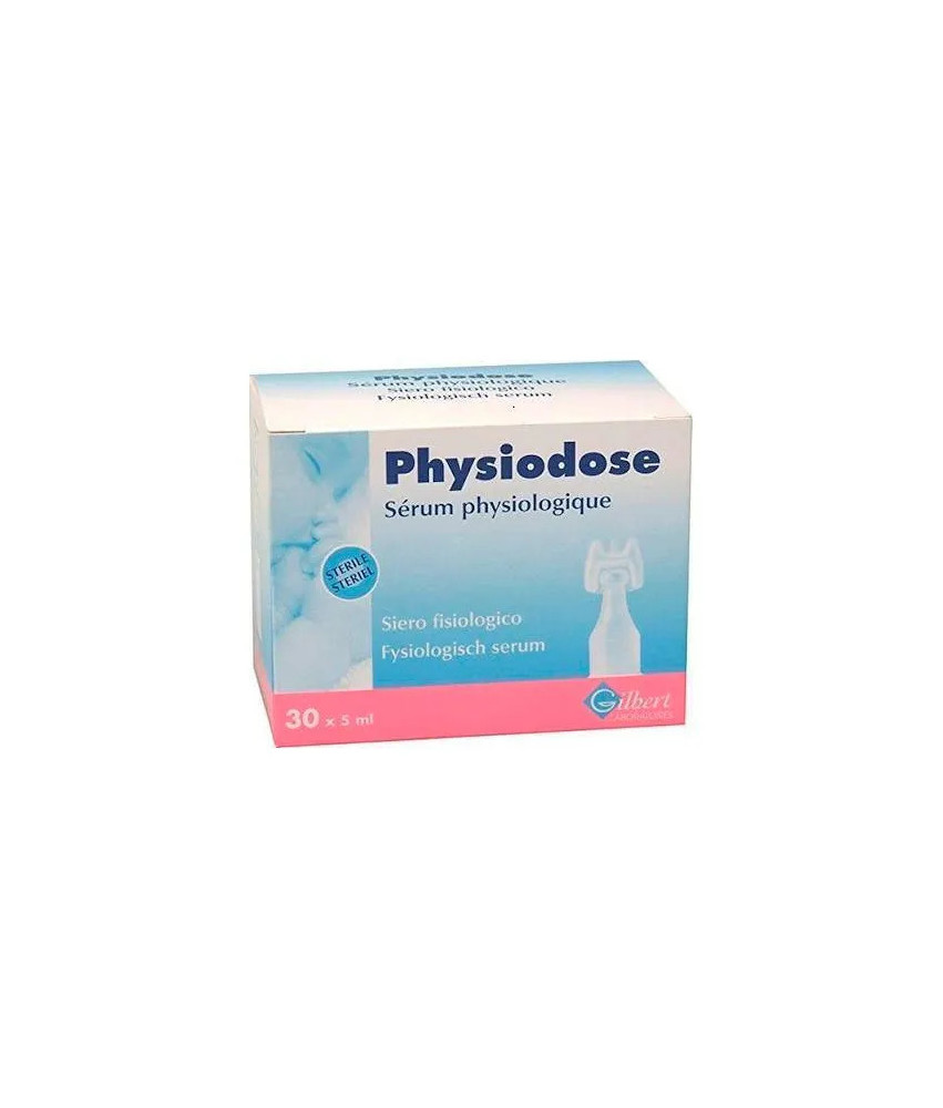 Sérum Physiologique Phisiodose 30 unités - Solution Nasale
