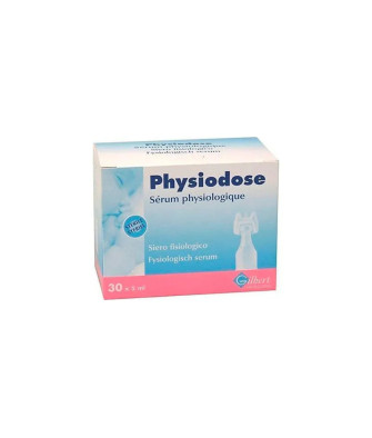 Sérum Physiologique Phisiodose 30 unités - Solution Nasale