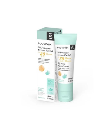 Crème visage SPF 30 pour bébé Suavinex - Protection douce