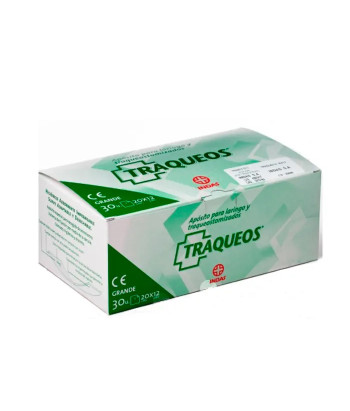 Bandages Indas Traqueos 20x12cm - 30U
