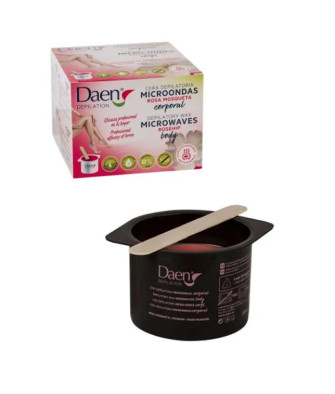 Cire Dépilatoire au Micro-Ondes Daen Rosehip 300g