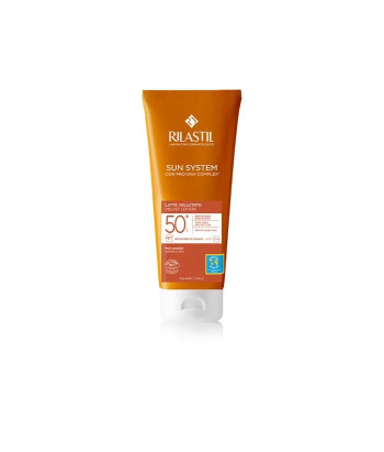 Protection solaire maximale avec la Lotion Rilastil Sun System SPF 50+ 200ml