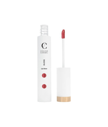 Maquillage brillant pour lèvres Couleur Caramel - Voile de Framboise