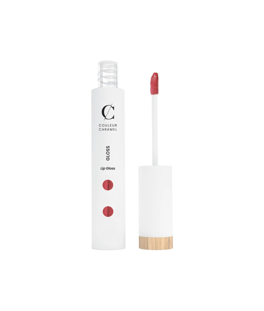 Maquillage brillant pour lèvres Couleur Caramel - Voile de Framboise
