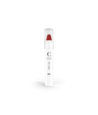 Couleur Caramel Twist y Lips Barra De Labios 407 Glossy Red: lèvres éclatantes