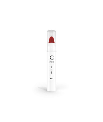 Couleur Caramel Twist y Lips Barra De Labios 407 Glossy Red: lèvres éclatantes
