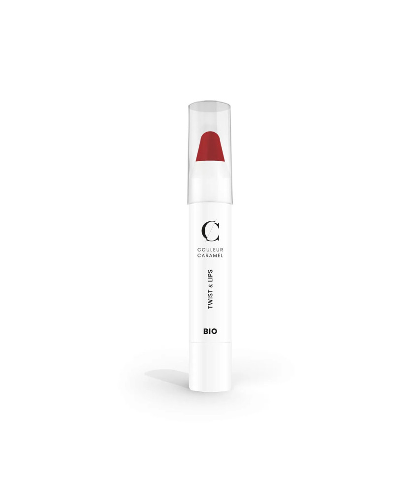 Rouge à lèvres mat Couleur Caramel Twist y Lips 405 - Éclat rouge